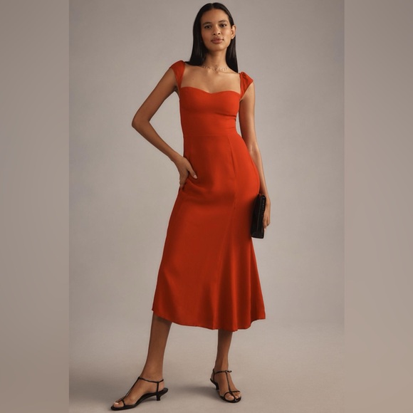 NWT RED REFORMATION BRYSON DRESS - Picture 4 of 8